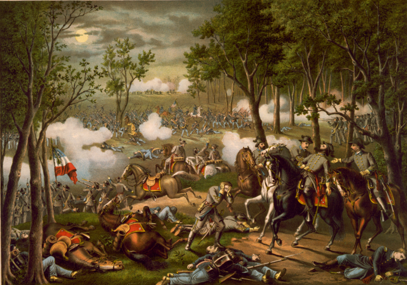 Battle of Chancellorsville. (Wikimedia Commons)
