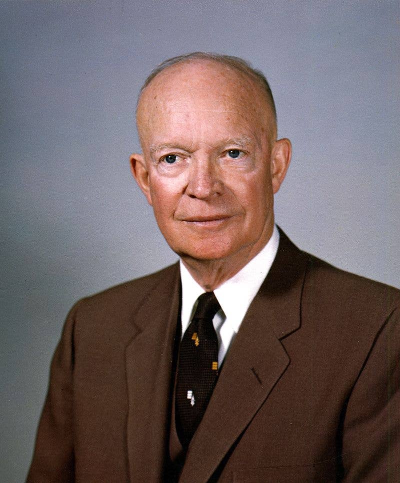 February 1959 White House portrait of Dwight Eisenhower. (Wikipedia Commons)