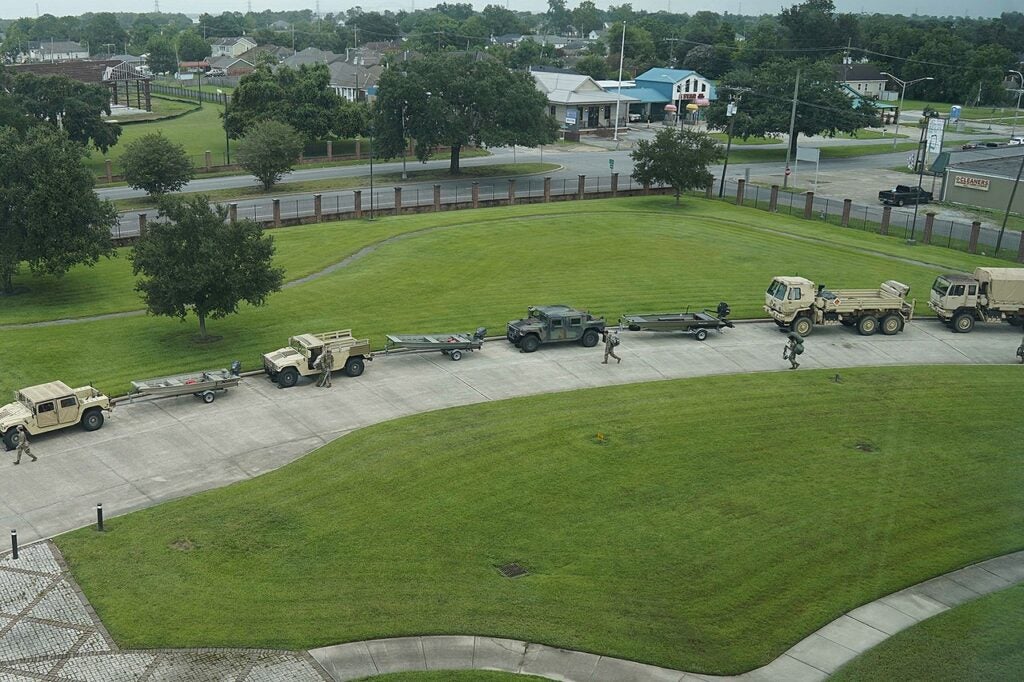 How the Louisiana National Guard assisted recovery efforts following Hurricane Ida