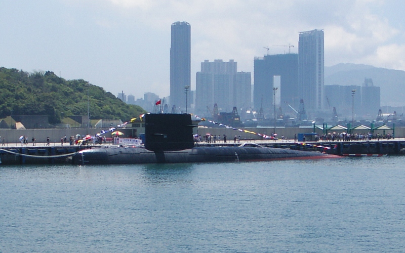 Photo taken by (Kazec). Song Class Submarine No. 324 during PLAN visit in Hong Kong, May 2003. (Wikimedia Commons)