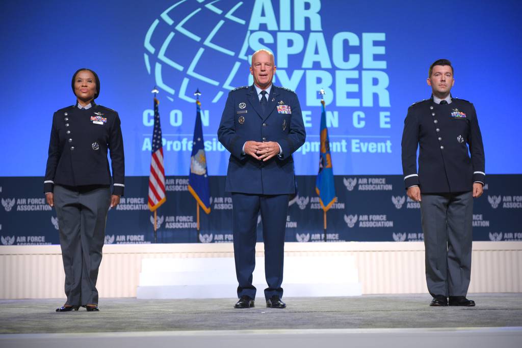 The Space Force released their PT and service dress uniforms and they’re out of this world