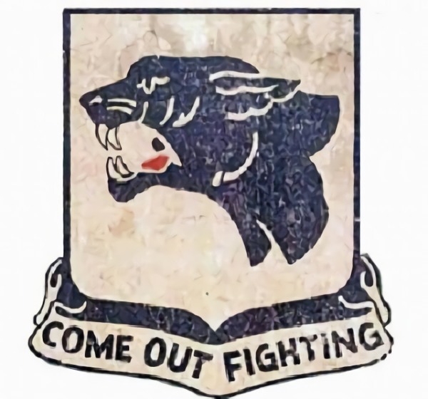 Shoulder sleeve patch of the United States 761st Tank Battalion. (Wikimedia Commons)