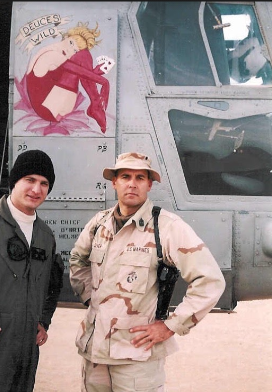 SgtMaj. Dever in Kuwait. Photo courtesy of Jim Dever.