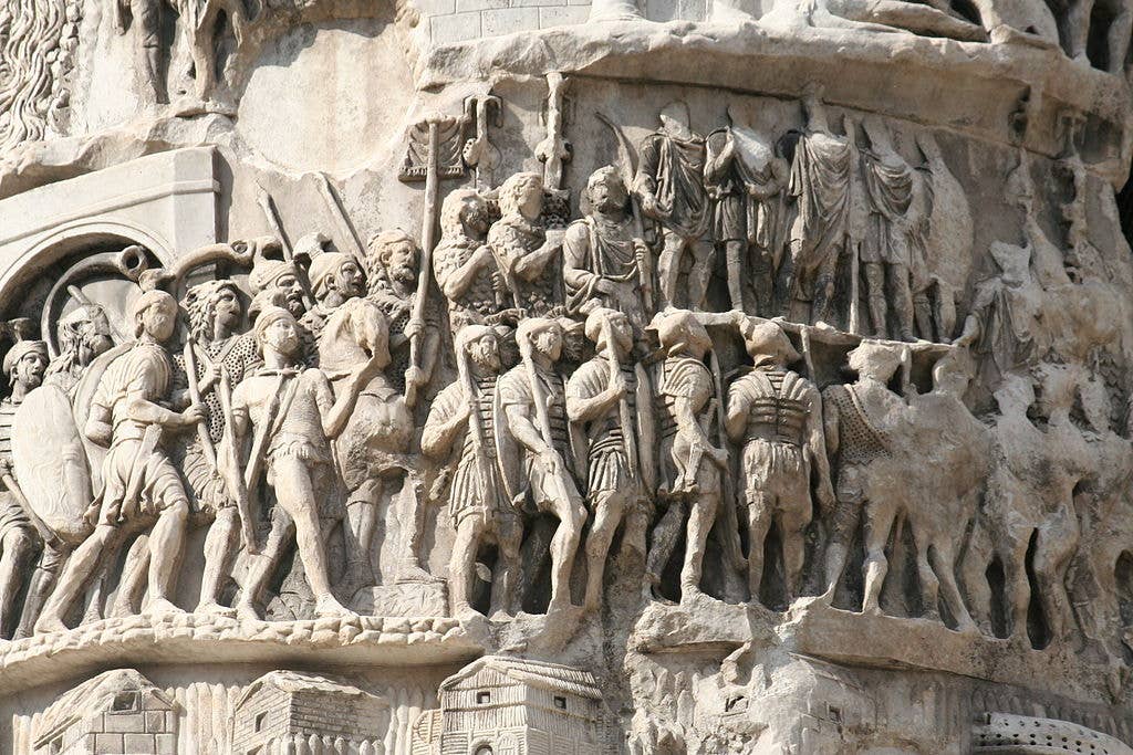 Detail from the Column of Marcus Aurelius in Rome. (Wikipedia)