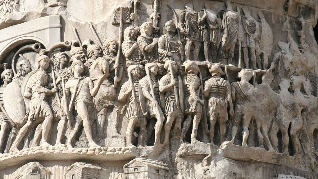 Detail from the Column of Marcus Aurelius in Rome. (Wikipedia)