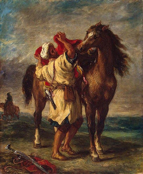 cavalryman from morocco