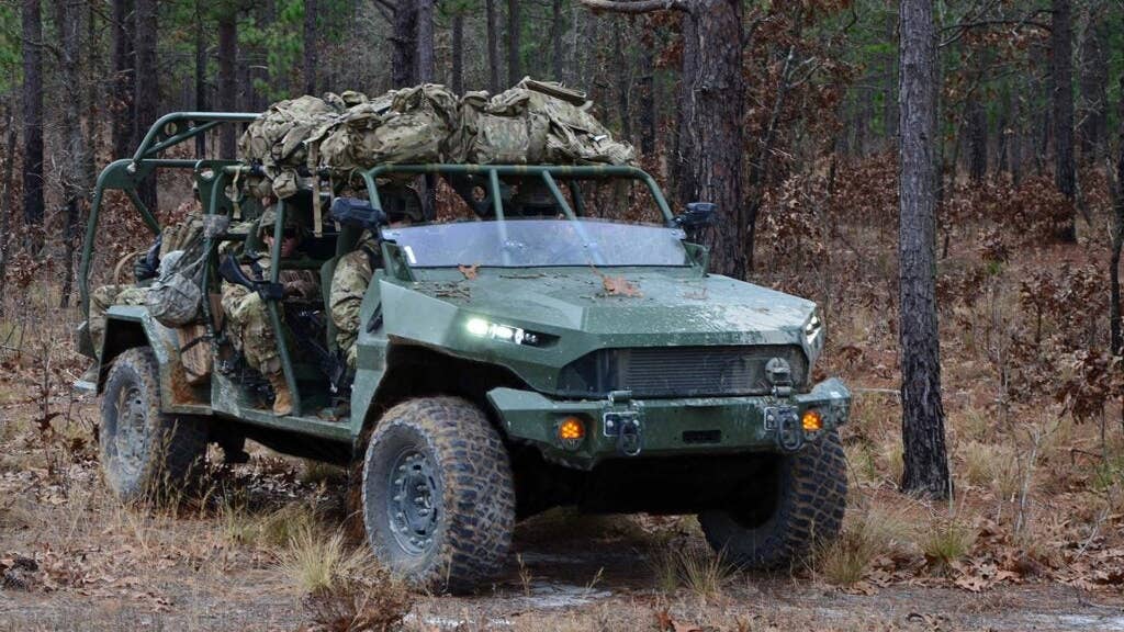 The ISV can carry nine soldiers and all of their gear (U.S. Army)