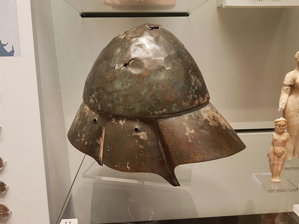 boeotian military helmets