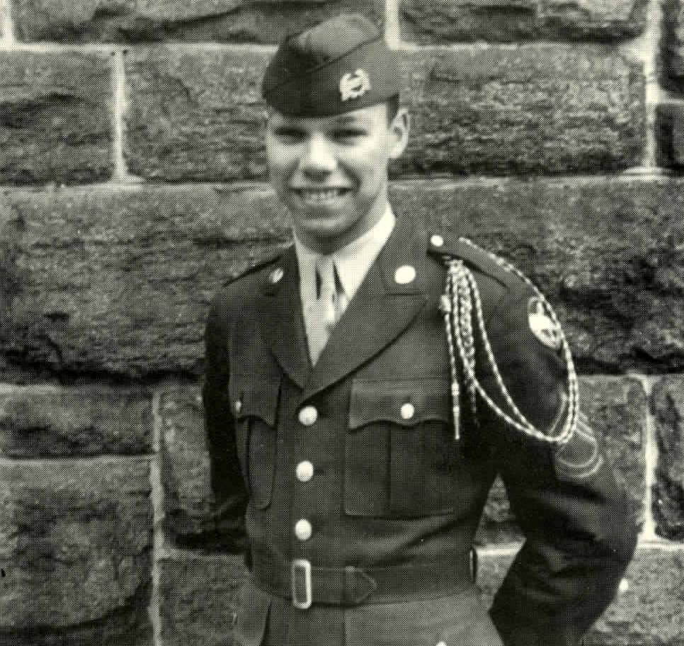 <em>Colin Powell as an ROTC cadet (Powell Family Photo)</em>