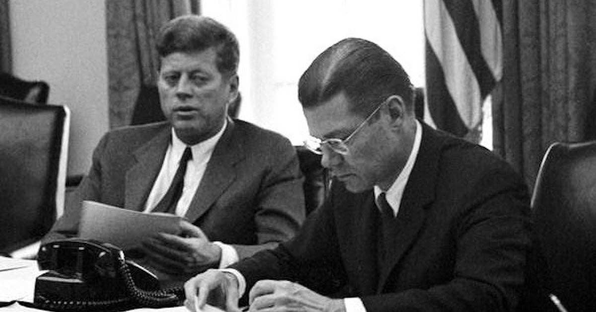 JFK announces blockade of Cuba.