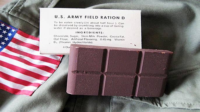 field ration chocolate