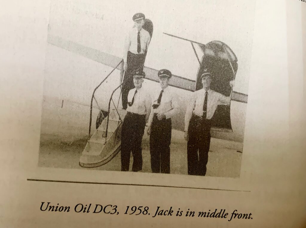 <em>Holder enjoyed flying for Union Oil (Jack Holder)</em>