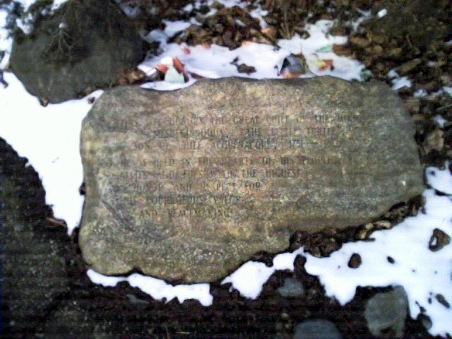 american indian grave marker