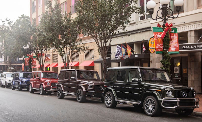 The Marine Corps used to drive Mercedes-Benz G-Classes