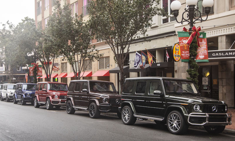 <em>Despite its military roots, the G-Class has become a luxury status symbol (Mercedes-Benz USA)</em>