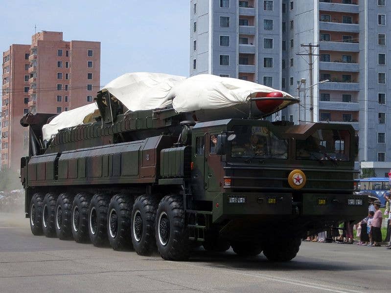 North Korea's ballistic missile, 2013. (Wikimedia Commons)