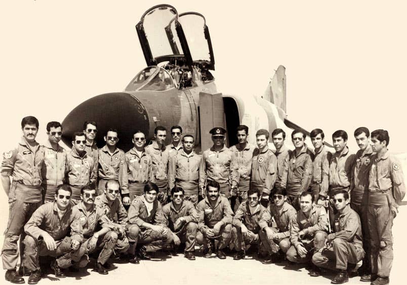 The first F-4D Phantom II squadron of Iran, 1971. (Wikimedia Commons)
