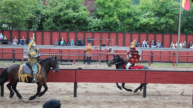 This is how knights trained for life-or-death jousting tournaments