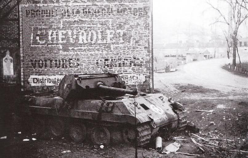 chevrolet sign after the battle of the bulge