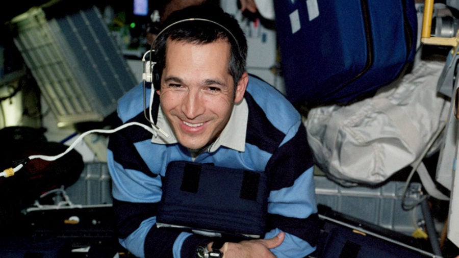 Naval Aviator and native american herrington in space