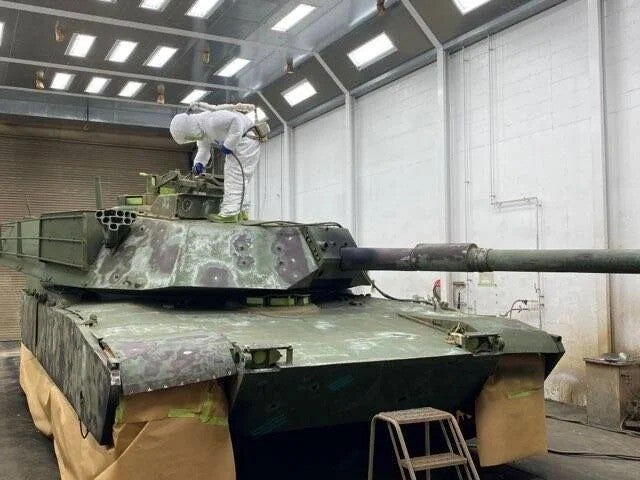 army tank history display
