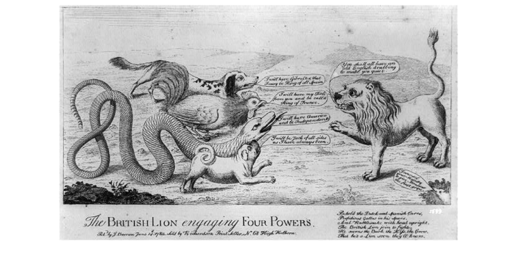 british lion political cartoons