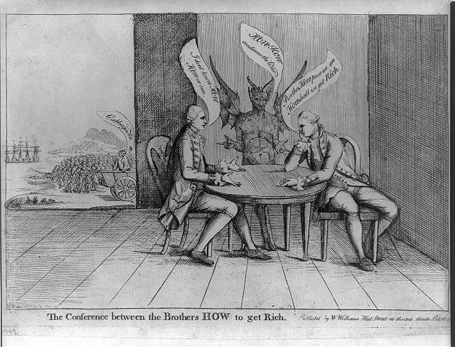 the conference between the brothers political cartoons