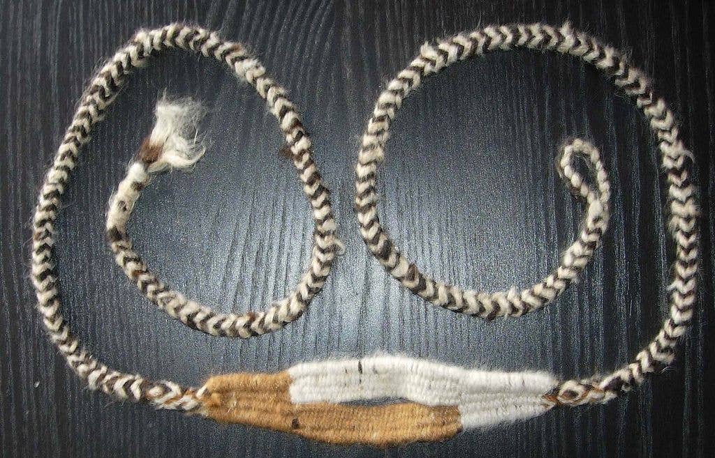 A South American sling made of alpaca hair.