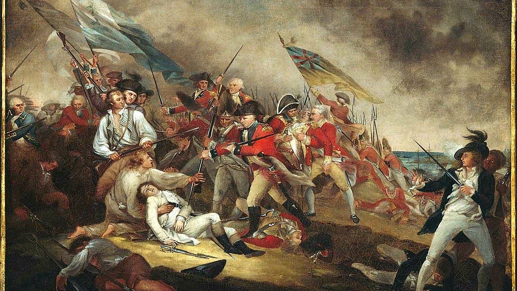 Death of General Warren at the Battle of Bunker Hill by John Trumbull. (Public domain)