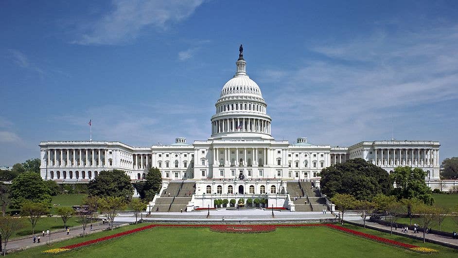 The western front of the United States Capitol. (Public domain)
