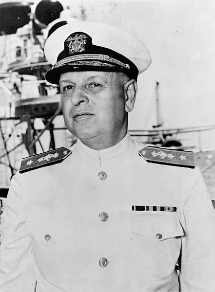 Rear Admiral Kimmel in 1939. (U.S. Navy photo)