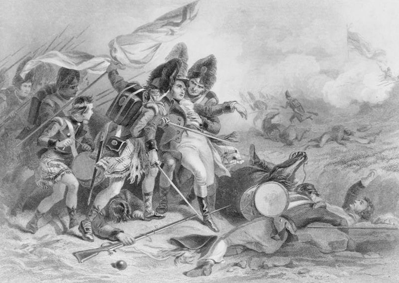 The <em>Death of Pakenham at the Battle of New Orleans</em> by <a href="https://en.wikipedia.org/wiki/F._O._C._Darley">F. O. C. Darley</a> shows the death of British Maj. Gen. Sir <a href="https://en.wikipedia.org/wiki/Edward_Pakenham">Edward Pakenham</a> on January 8, 1815.