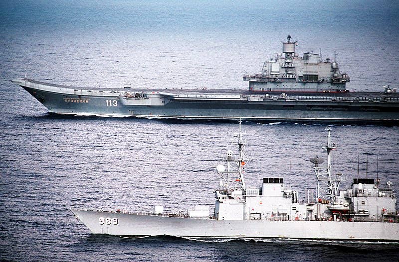 russian aircraft carrier