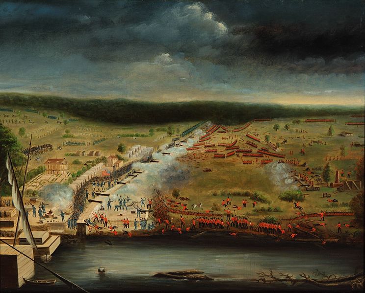Jean Hyacinthe de Laclotte, <em>Battle of New Orleans</em> (1815).