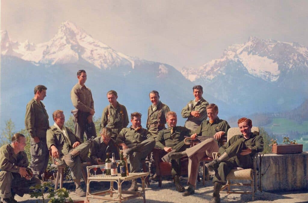 <em>Easy Company enjoys some well-earned R&amp;R at the Eagle's Nest (U.S. Army)</em>