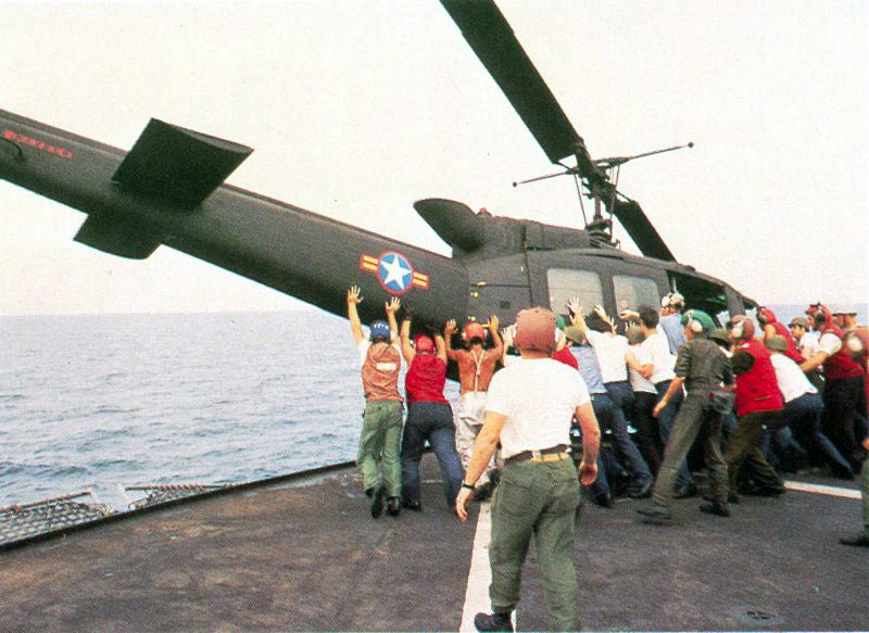 Why the US Navy pushed helicopters into the ocean after the fall of Saigon