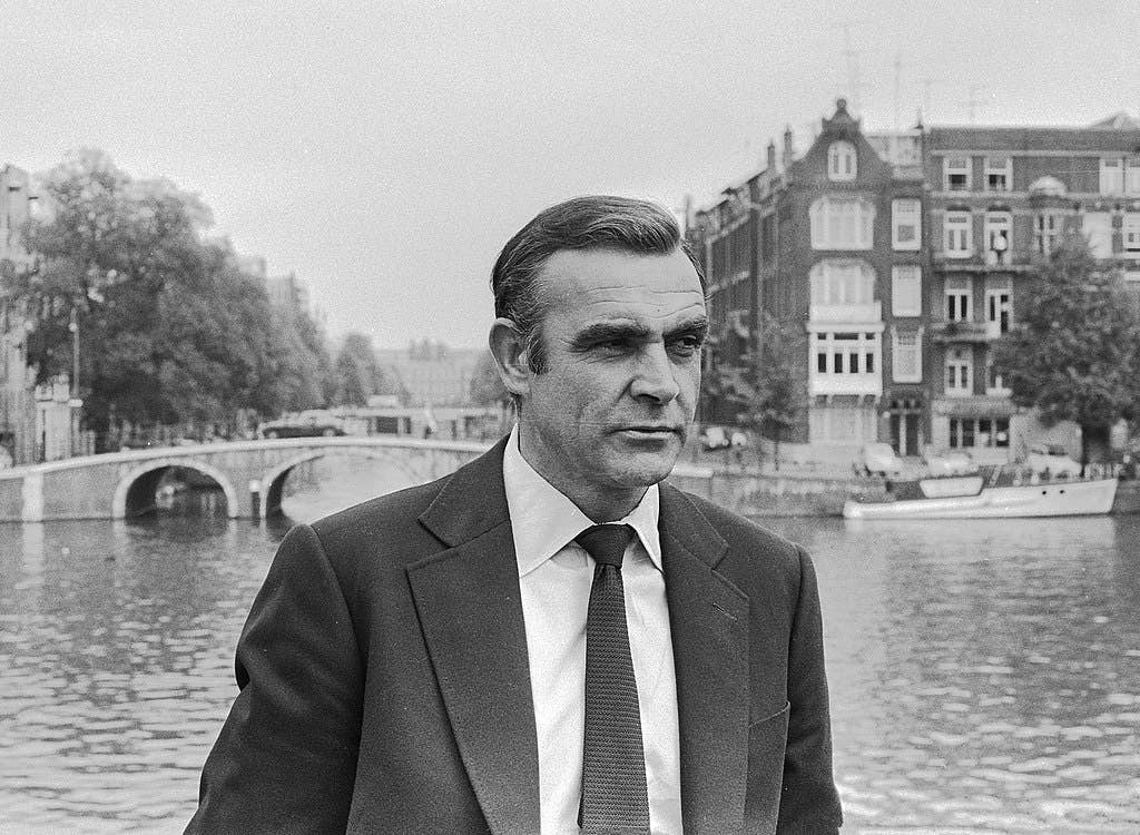 Sean Connery shooting the James Bond movie "Diamonds are Forever" in Amsterdam, the Netherlands. (Wikimedia Commons)