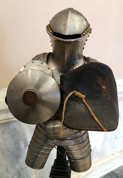 Jousting armour of John, Elector of Saxony, known as John the Steadfast or John the Constant (30 June 1468 – 16 August 1532), made about 1497 (Deutsch) and 1505 (Poler).