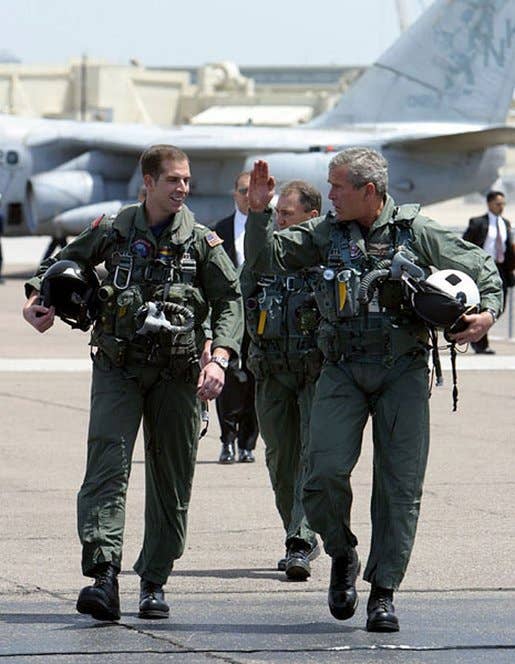 president bush as pilot