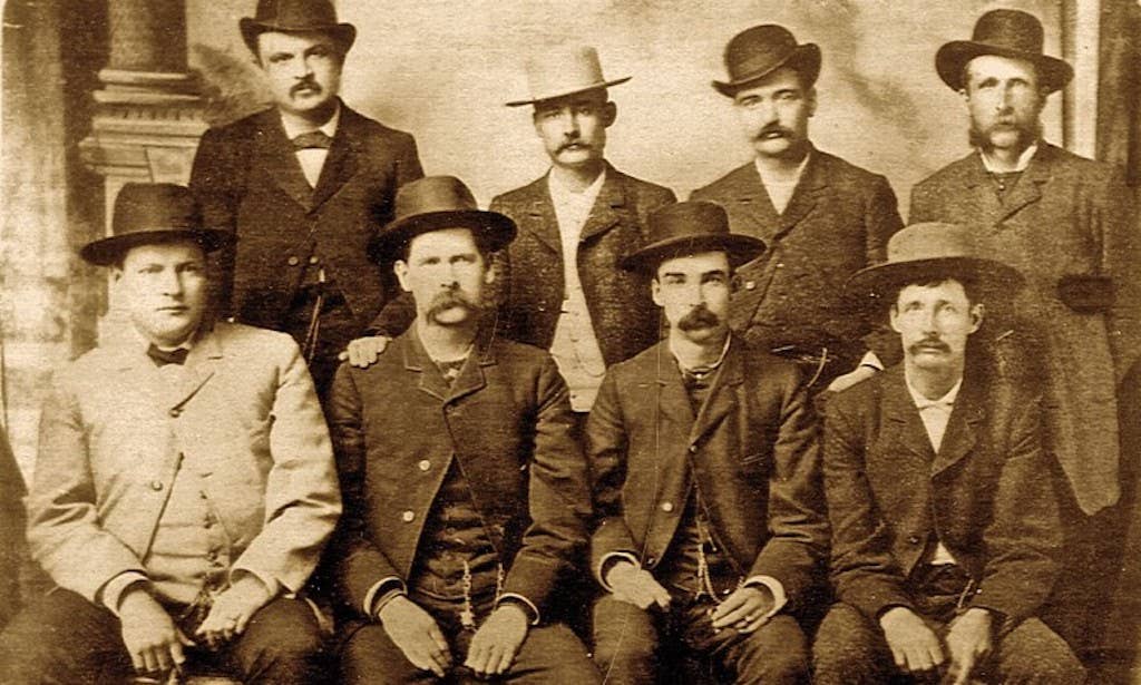 A group of U.S. Marshals in the 1800s. Image courtesy Wikimedia Commons.