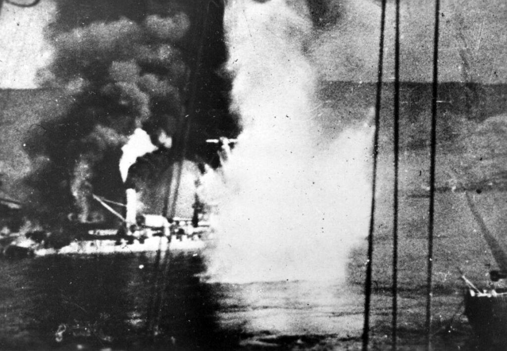 bretagne royal navy sunk allied fleet