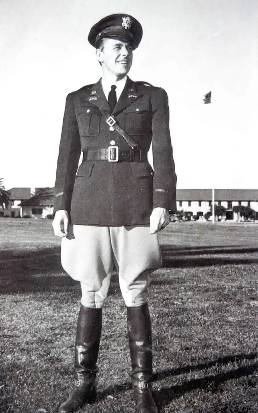 lt reagan in his officer uniform