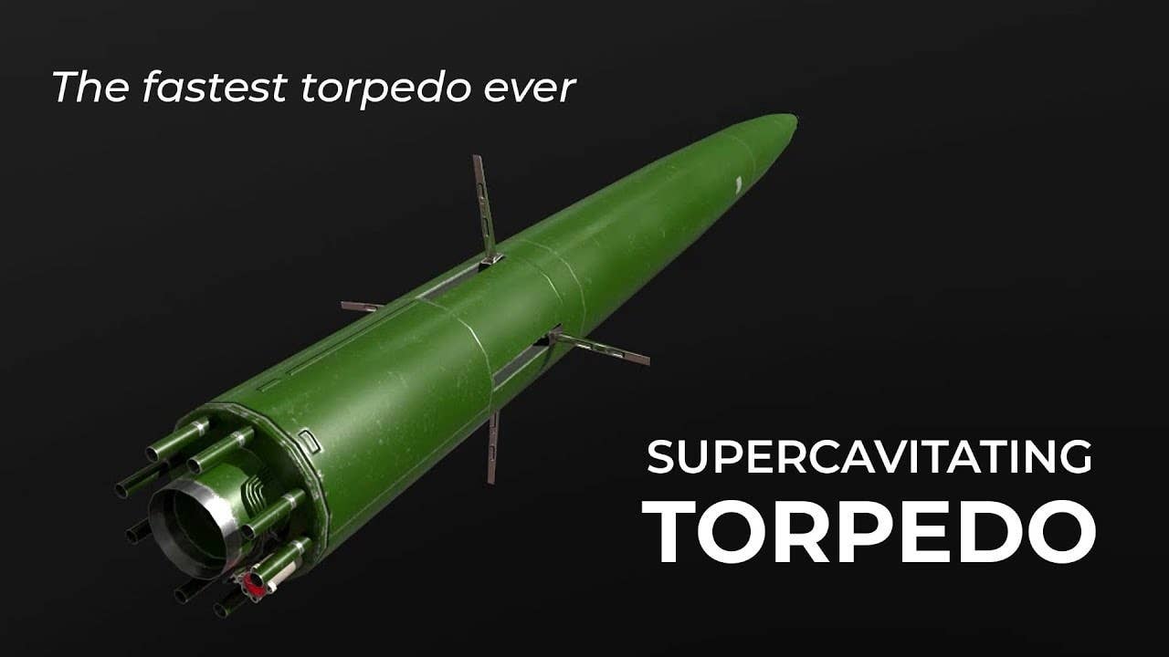 Supercavitating Torpedo. Image Credit: Creative Commons.