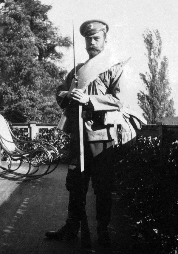 tsar with Russian Army uniform