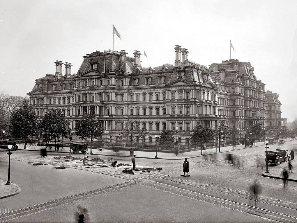 State, War, and Navy Building in 1917.