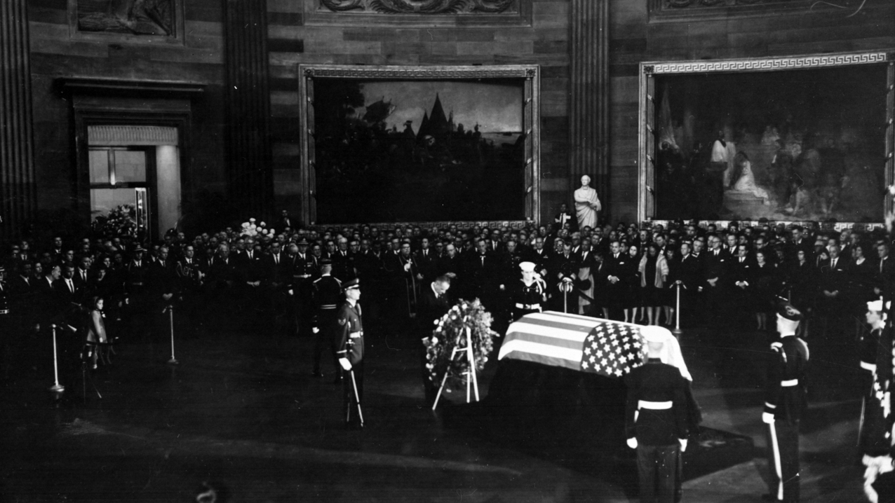 Why JFK’s first coffin was buried at the bottom of the ocean