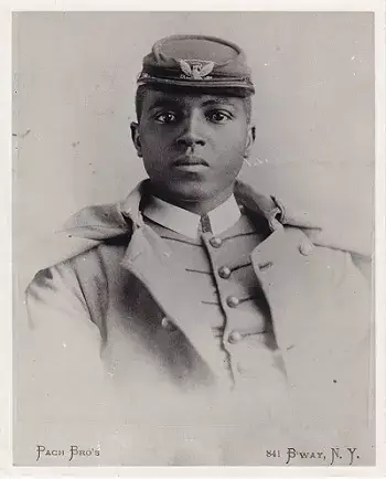 first black Colonel Charles Young as a cadet
