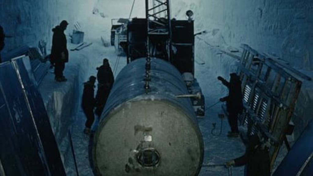 The military once stored missiles in massive ice tunnels
