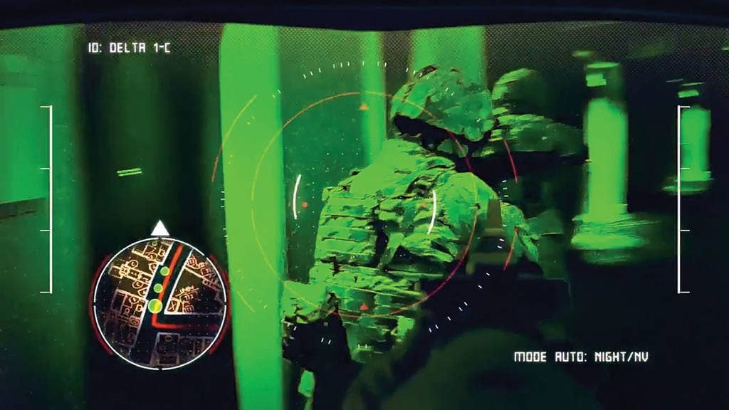 The video game-like overlay that IVAS provides is familiar to new soldiers and helps with its integration (U.S. Army)