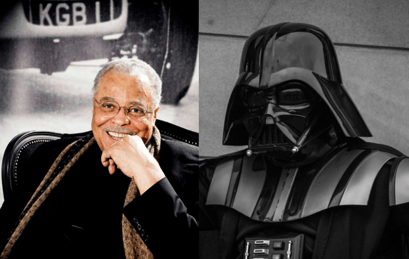 James Earl Jones with his on-screen partner Darth. Photo courtesy of stamma.org.